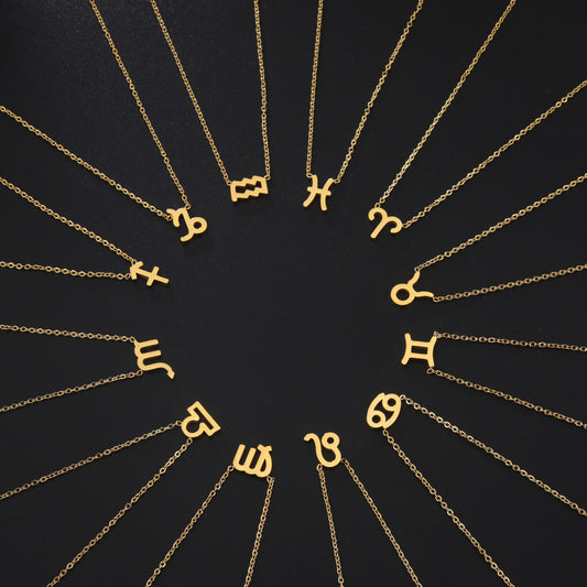 Star Sign Pendant Necklace