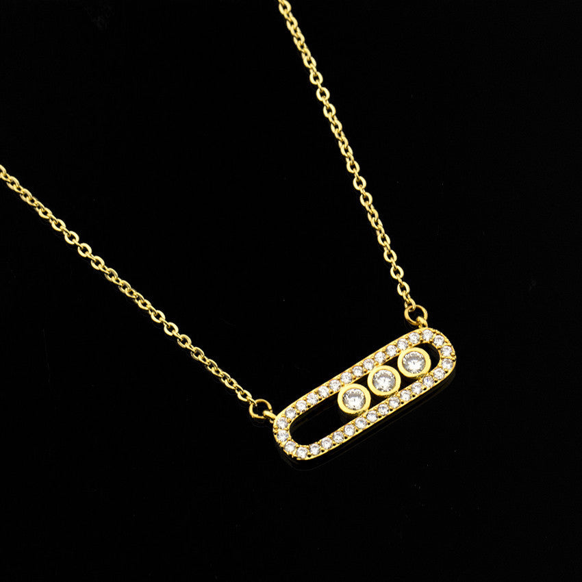 Messika Style Necklace 14K