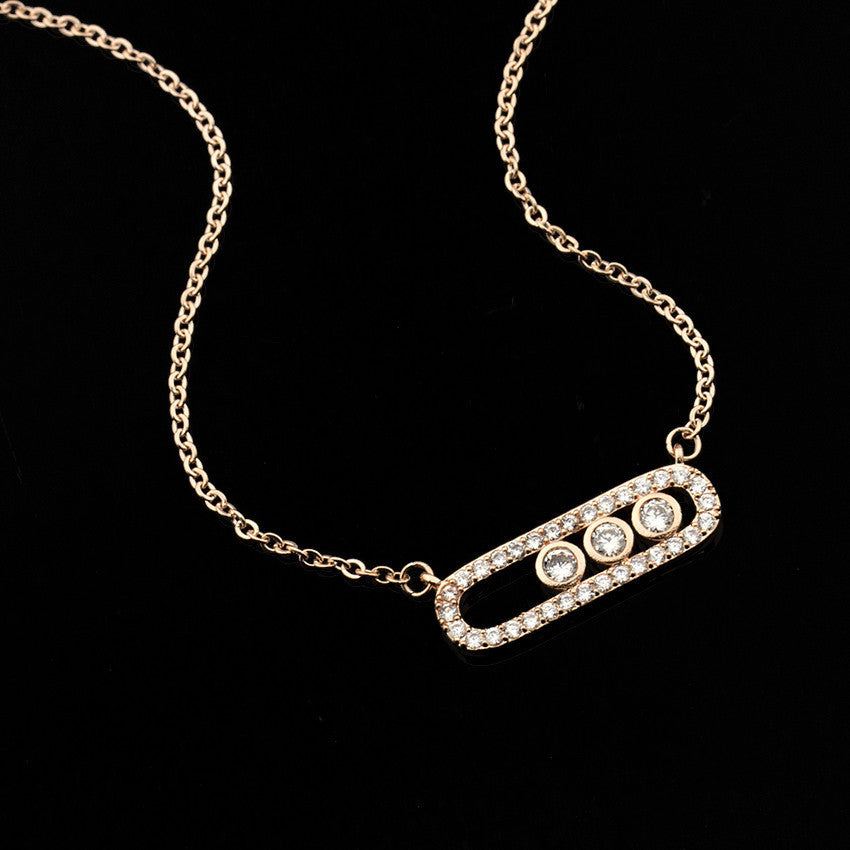 Messika Style Necklace 14K