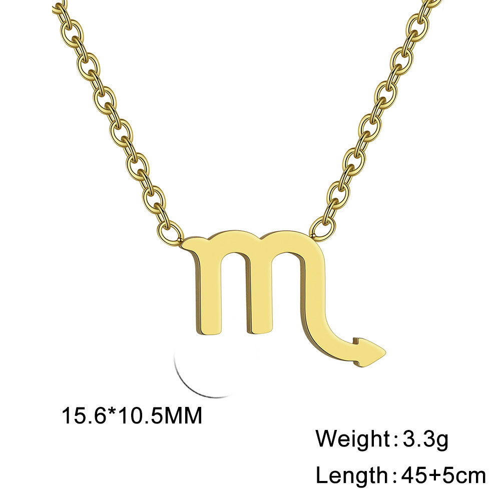 Star Sign Pendant Necklace