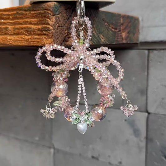 Sweet Bow Beaded Camera/Phone Charm